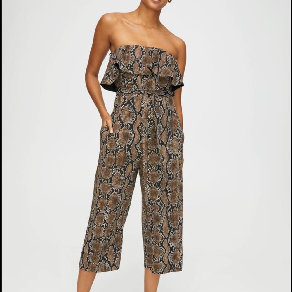 Babaton snake print jumpsuit